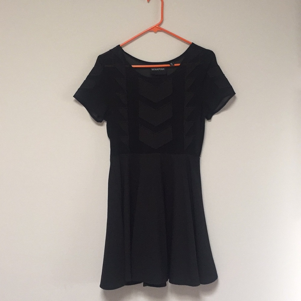 Minipink Black Dress XS